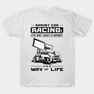 Sprint Car Dirt Track Racing T-Shirt